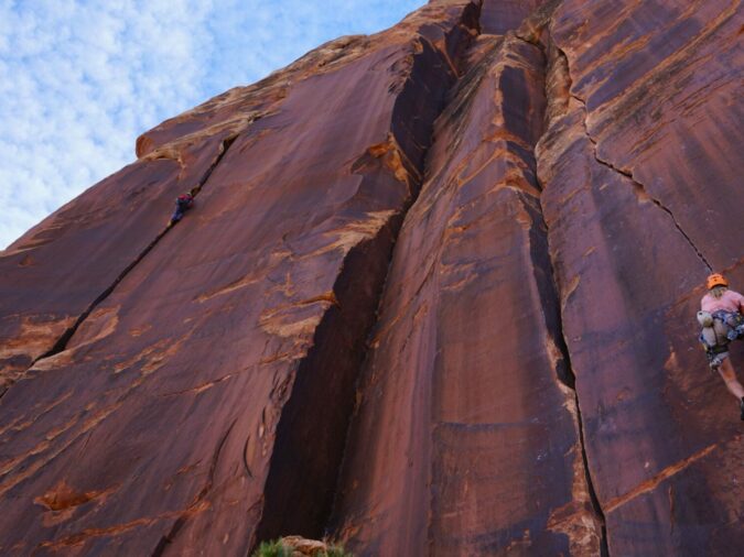 Women's Crack Climbing in Indian Creek